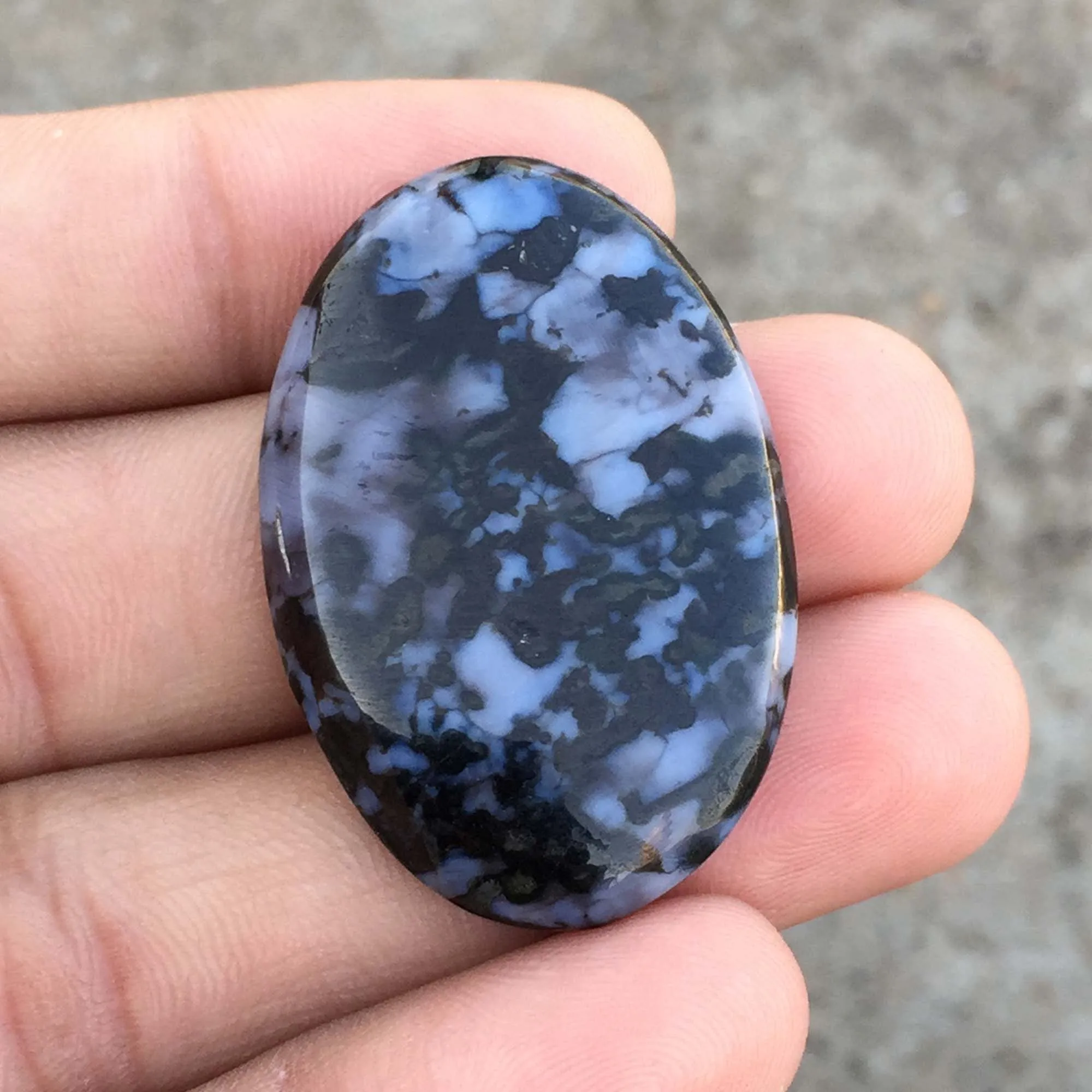 Indigo Gabbro Jasper Gemstone Smooth Polished Handmade Stone Wholesale Supplier