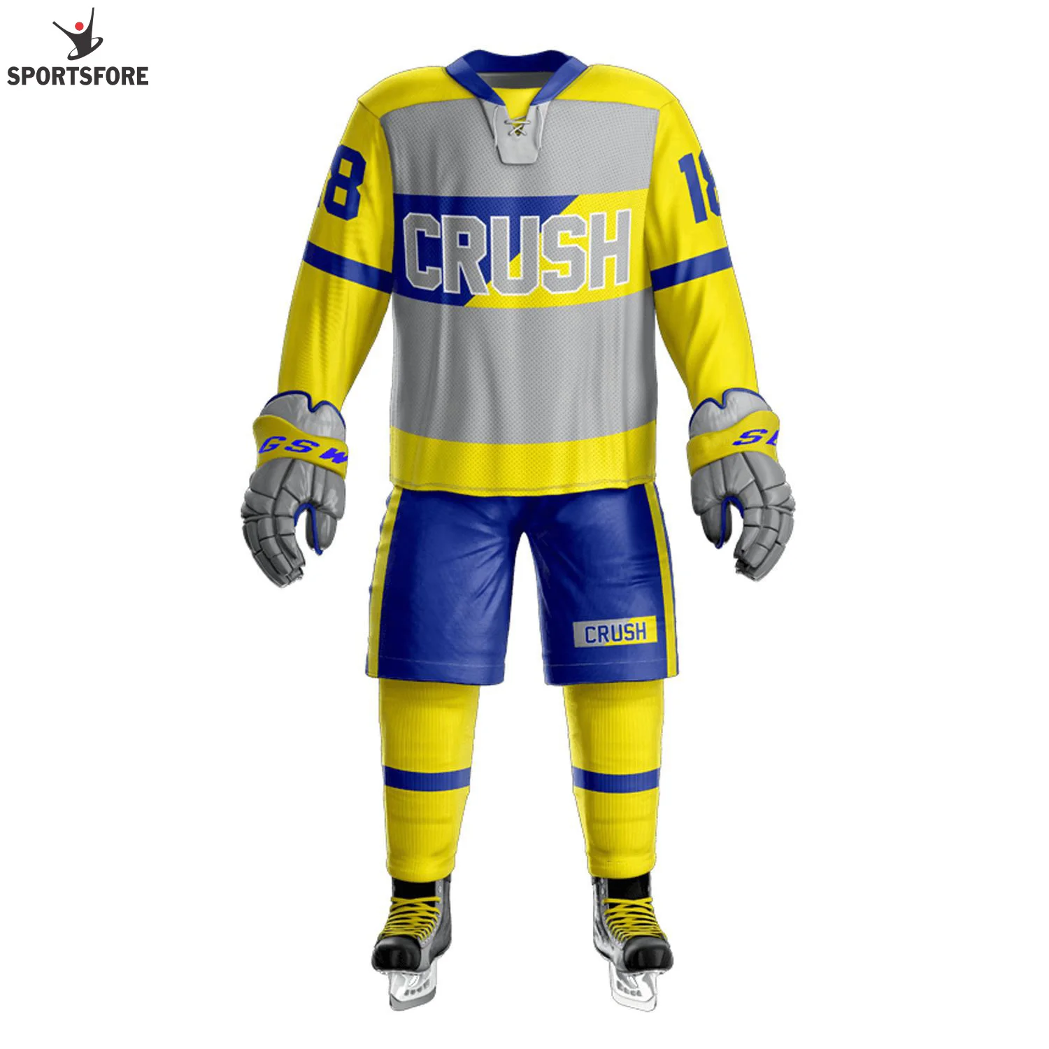 Customized Premium Quality Factory Manufacture Ice Hockey Pant for Ice Hockey Uniform Sportswear