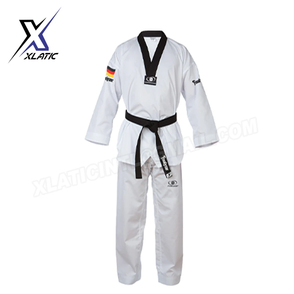 Pakistani Supplier OEM martial arts high Quality TKD   dobok taekwondo ITF Taekwondo Uniforms for men kids women children