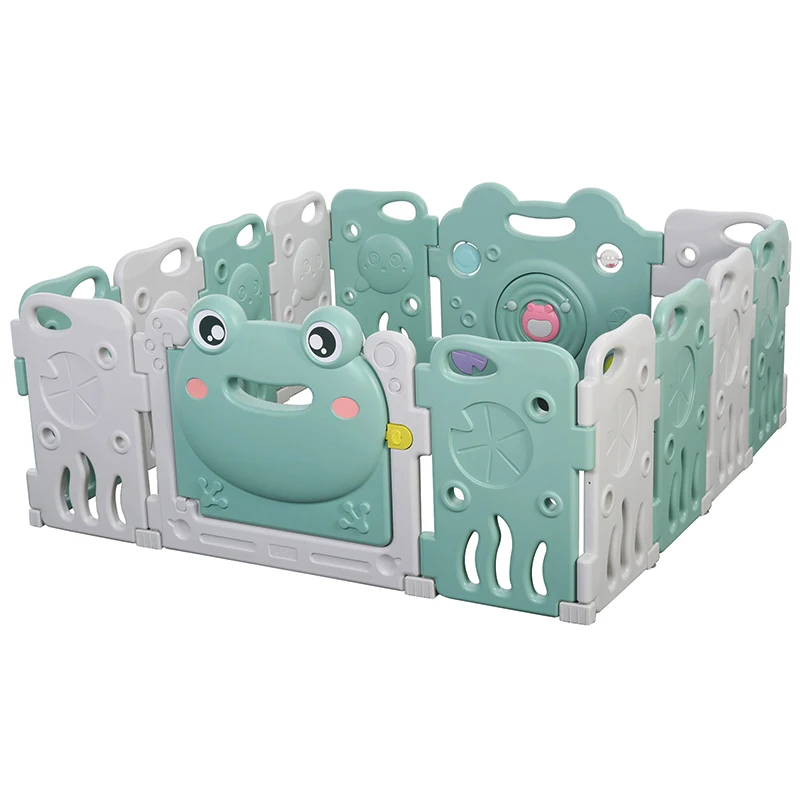 Cute Indoor Wooden Plastic Safety Babies Crib And Playpen Portable Baby Cot Playpen Foldable Travel Cot Travel Bed