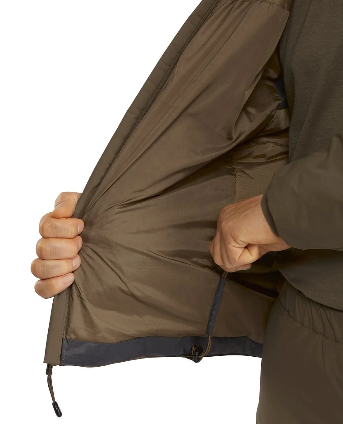 Durable Weather resistant tactical parka insulated shell removable ID panel hiking windbreaker waterproof pullover jacket unisex