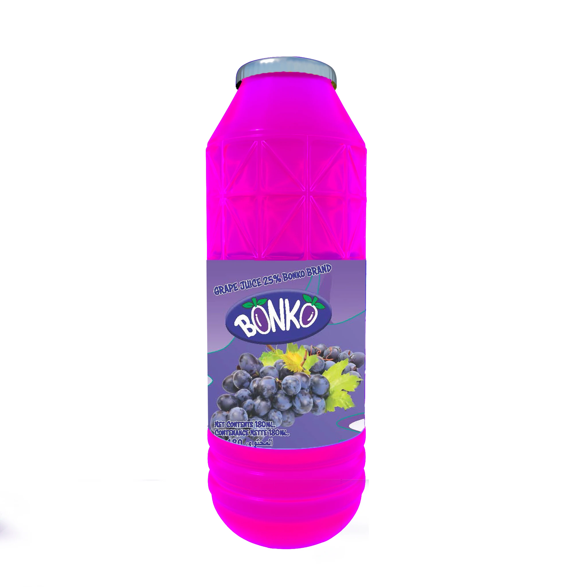 Fruit Drink Juice Grape 180ml Plastic bottle BONKO brand