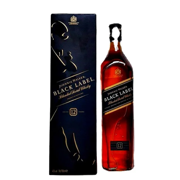 Whisky to Buy Double Black 1L 40% Alcohol with Hints Soft Wood Smoke Salty Butter Custard Cereal Grains