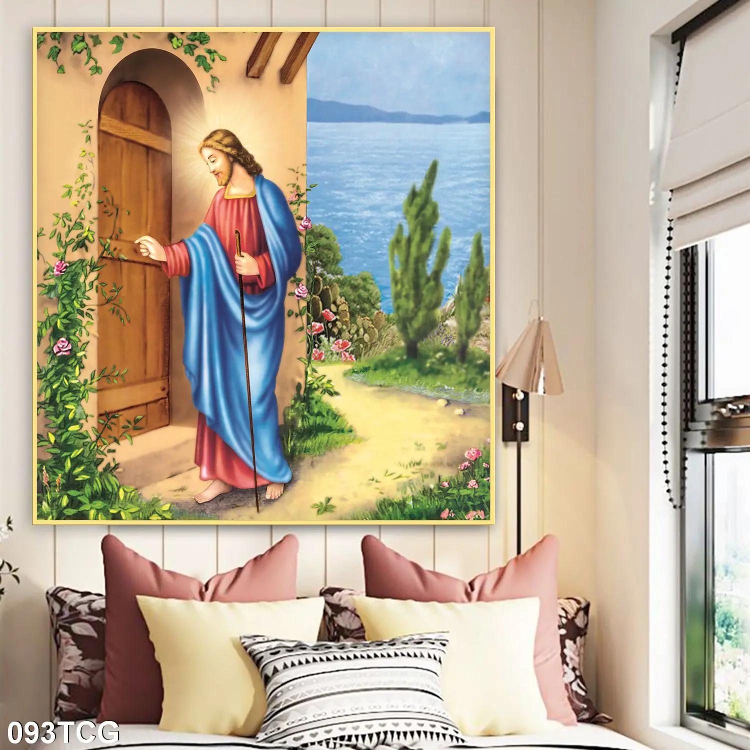 Современная католическая Картина на холсте Настенная картина с изображением Иисуса печать по запросу сделано во Вьетнаме