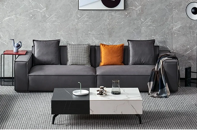 YASITE Luxury Fabric Sofa Upholstery Modern  Italian Iiving Room Sofa