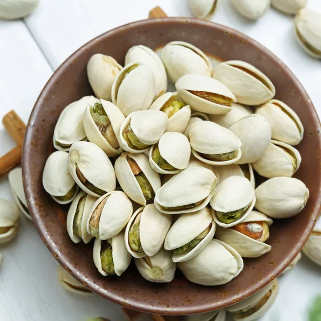 
100% Organic Unsalted Roasted Pistachio Nuts With White Hard Shell And Rich Nutrition 