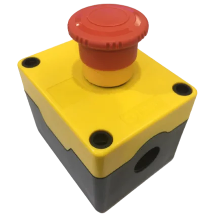 Emergency Mushroom Push Button Enclosure Red Stop Button