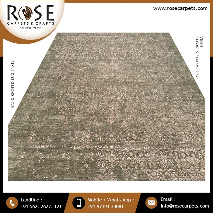 
Hand Knotted Wool Rugs 