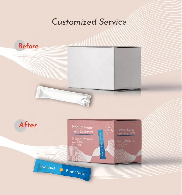 
private label best health care vitamins collagen whitening powder drink 