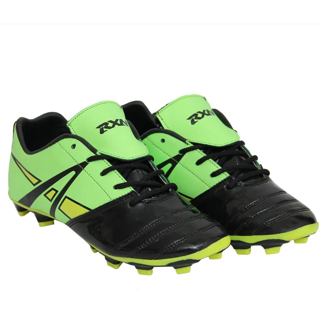 RXN football sport shoes football studs shoes and synthetic leather with different designs and different color