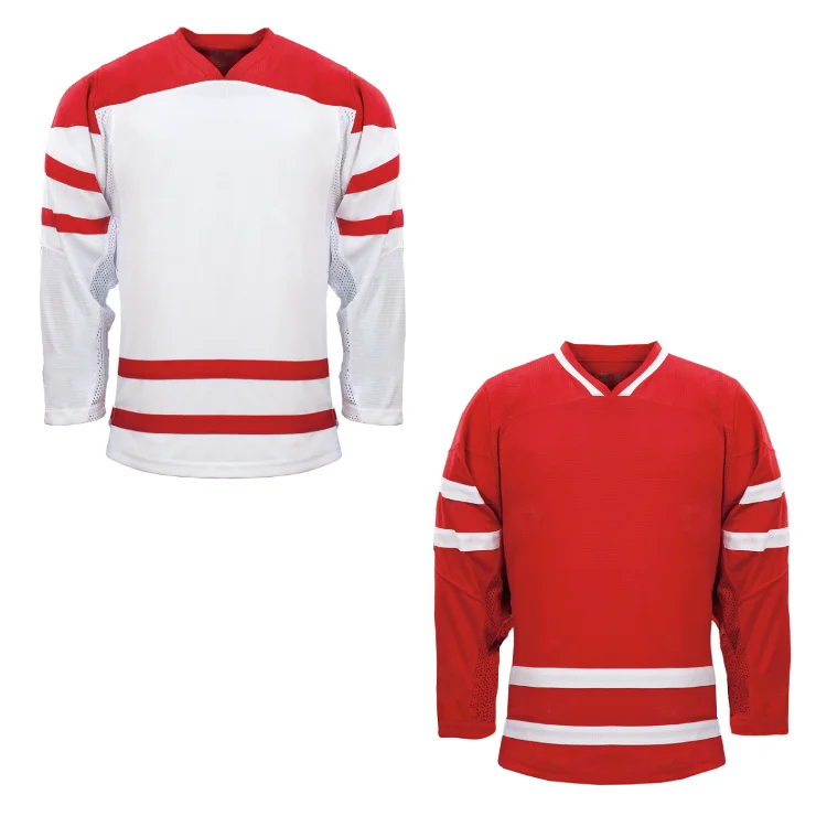 OEM wholesale promotional cheap custom team hockey jerseys Custom Sublimated Cheap Embroidery Blank Ice Hockey Jersey