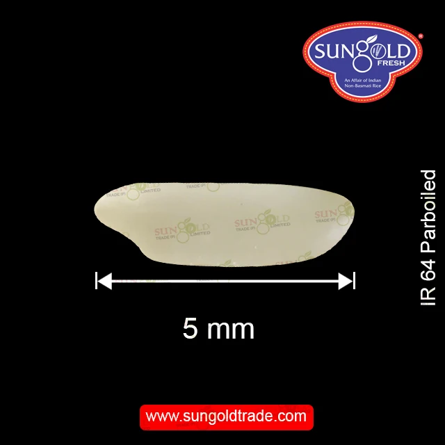 IR64 Long Grain Parboiled Rice in 25kg Bag