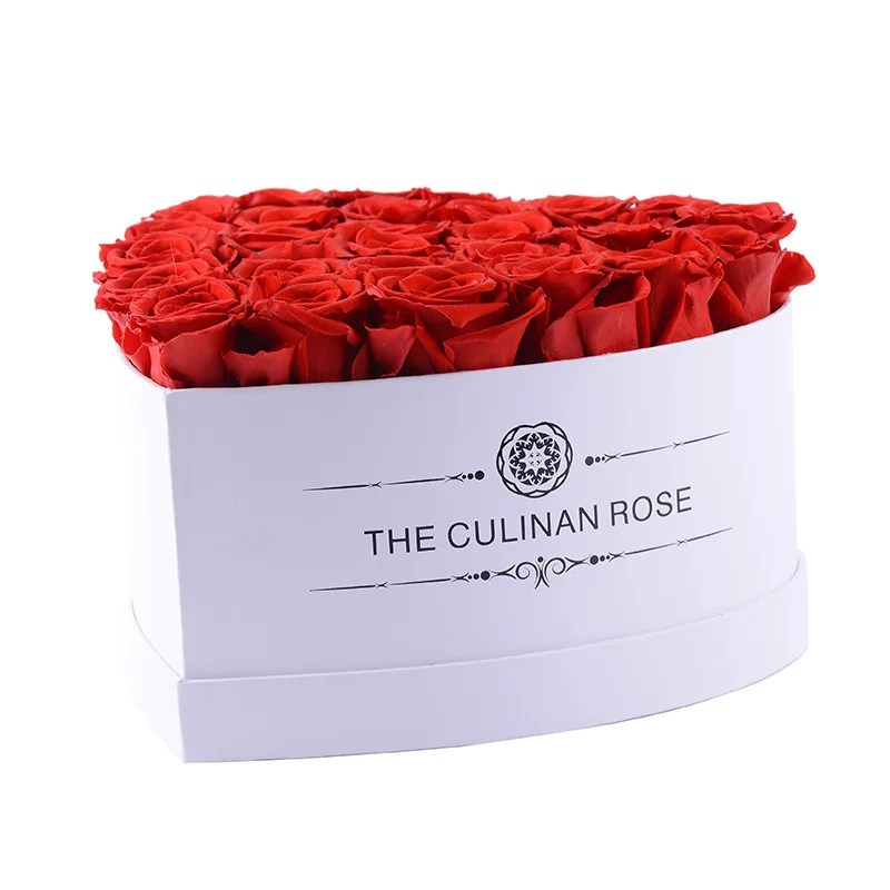 Culinan Low MOQ custom preserved rose gold 24 preserved flowers in gift box