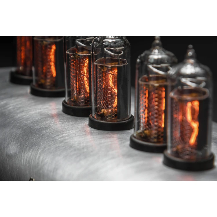 Высококачественные ручные часы nixie tube «MIG-15» с алюминиевым корпусом от известного российского дизайнера декоративные настольные