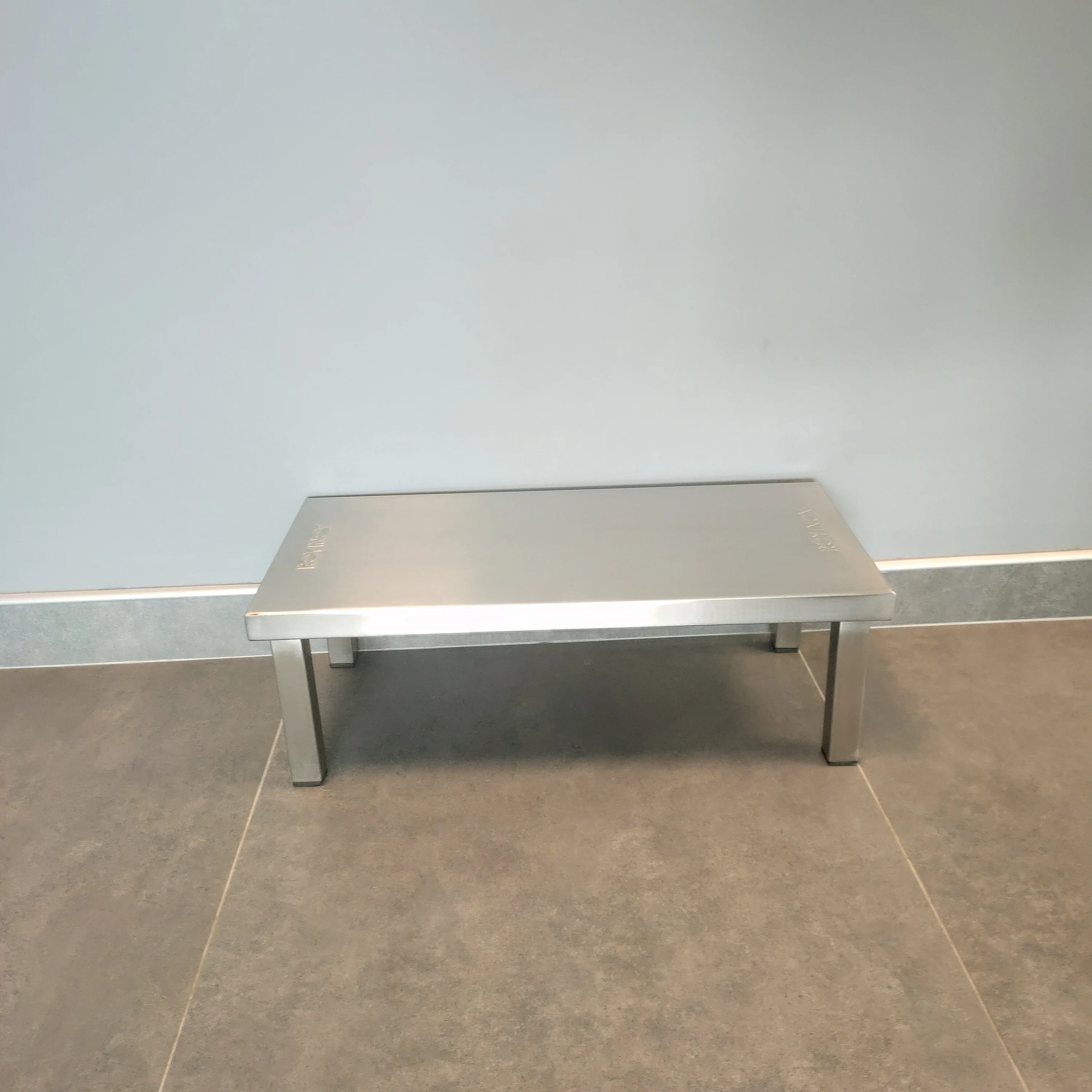 2021 New Product Stainless Steel Foot Step Stool, Single