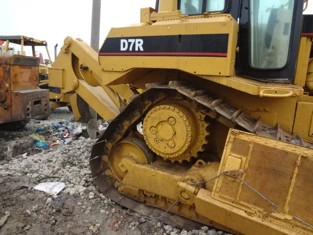 Used CAT D7R Bulldozer With Ripper, Cat D7 Dozer D7G D7H D7R Second hand bulldozer