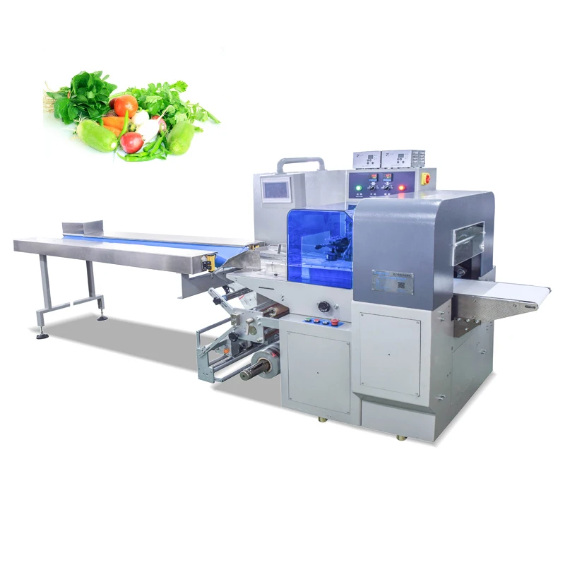 Fully automatic  pillow type fruit and vegetable packing machine