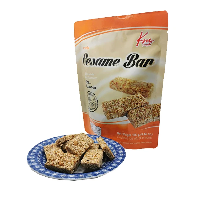 High Protein Vegan Sesame Bar With Nutrition Benefit And Good Taste 126g