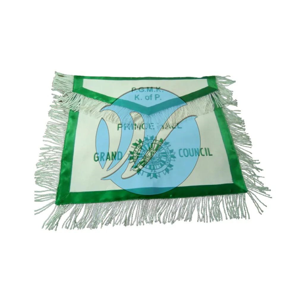 New Style Masonic Apron With Embroidered Border Best Quality Masonic Regalia Apron