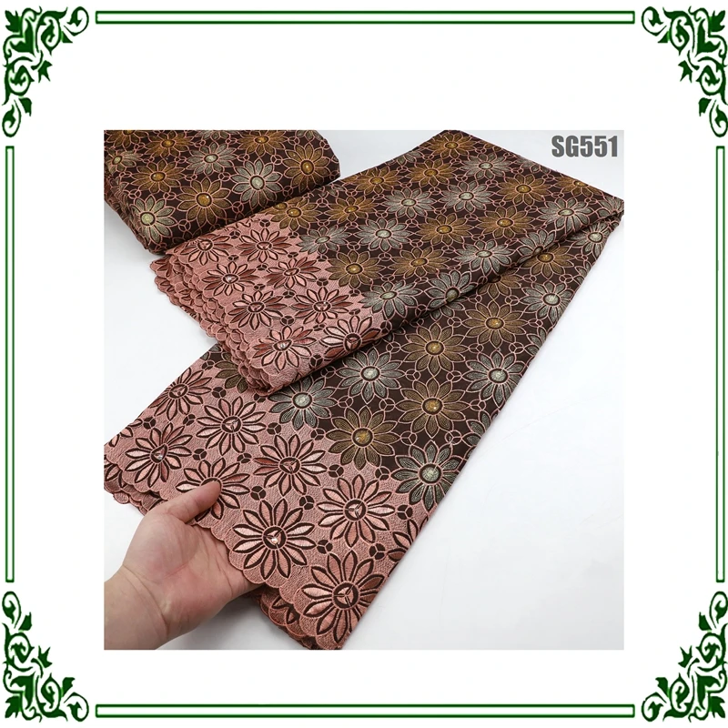 Wholesale Popular Dress 100% Cotton Swiss Lace Fabric For Women/Swiss Lace Fabric French/ Swiss Lace Fabric African