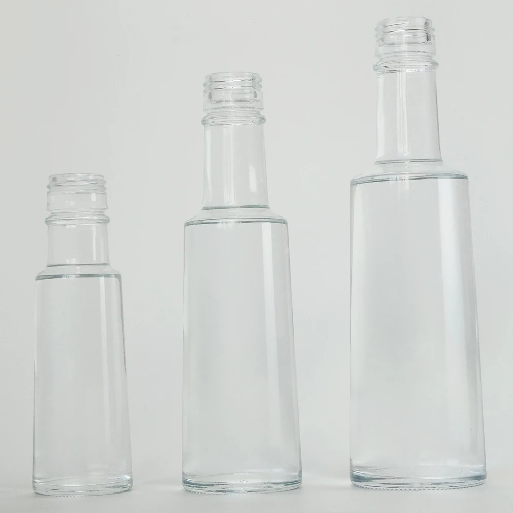 Japan High Transparency Screw Sealing Small Round Honey Glass Jar