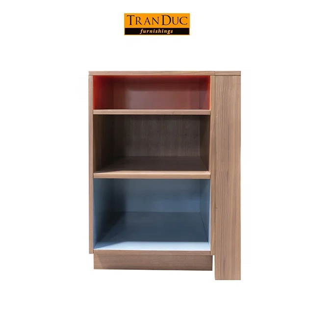 Hotel furniture shoe shelf in hotel bedroom set