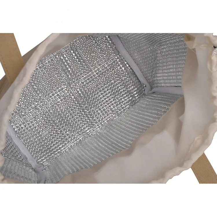 Insulated Lunch Bag Soft Cooler Lunch Tote Drawstring Children Lunch box Bag for Adult Kids