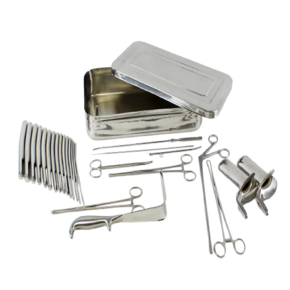 Коробка для вагинального исследования | Расширители коллинового зеркала гистерометр Ретрактор щипцы ножницы гинекологические инструменты