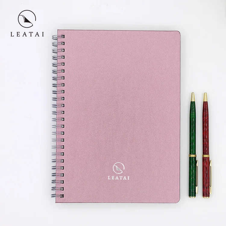 Best sell luxury self care pink wire-o planner