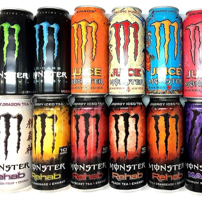 Monster Super Dry, Maximum Strength, Energy Drink, 12 Ounce (Pack of 12)