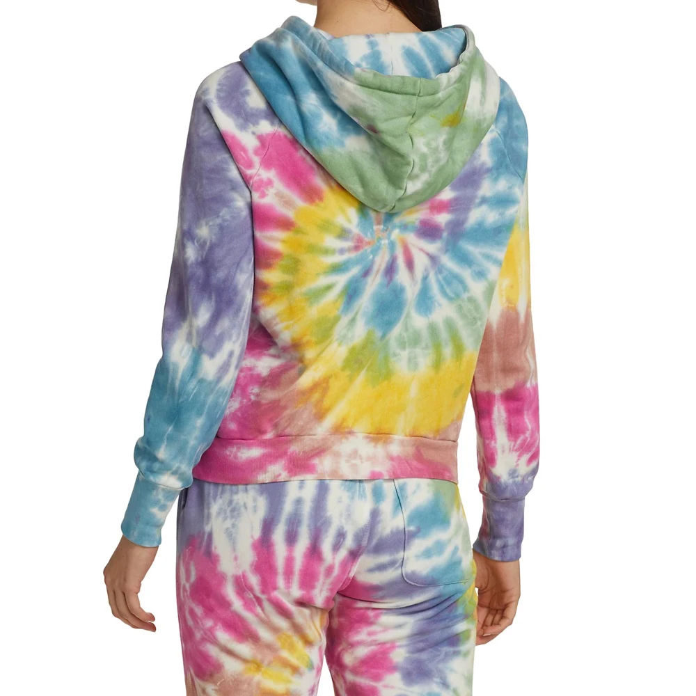 Street Wear Women Tie Dye Winter Hoodies