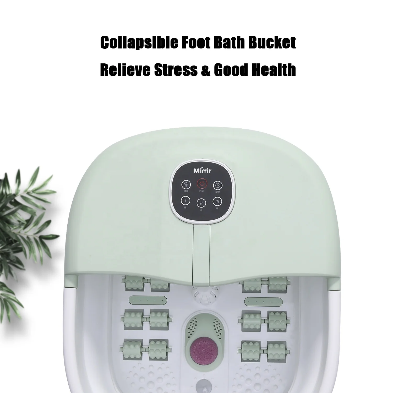 Factory Directly Sale Newest Design Collapsible Foot Spa Portable Foot Bath Machine With Remote Control Heating Bubble