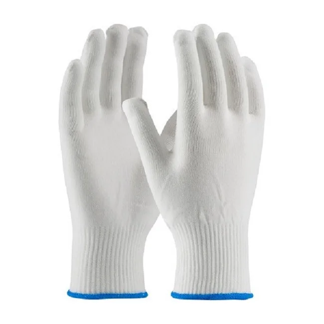 Wholesale Custom Premium Quality Latest Design 2022 Nylon Inspection Gloves Perlon Customized Color Size Style ODM