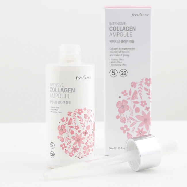 Time Stop Famous Collagen Ampoule High Moisture, High Elasticity, Anti-Wrinkle Care, Face Moisturizer Made in Korea