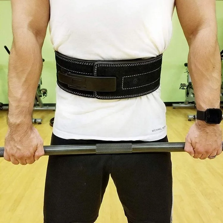 Hot Selling Premium Quality Customizable  Weight lifting Belts for Bodybuilding in Gym with 4 inches even width