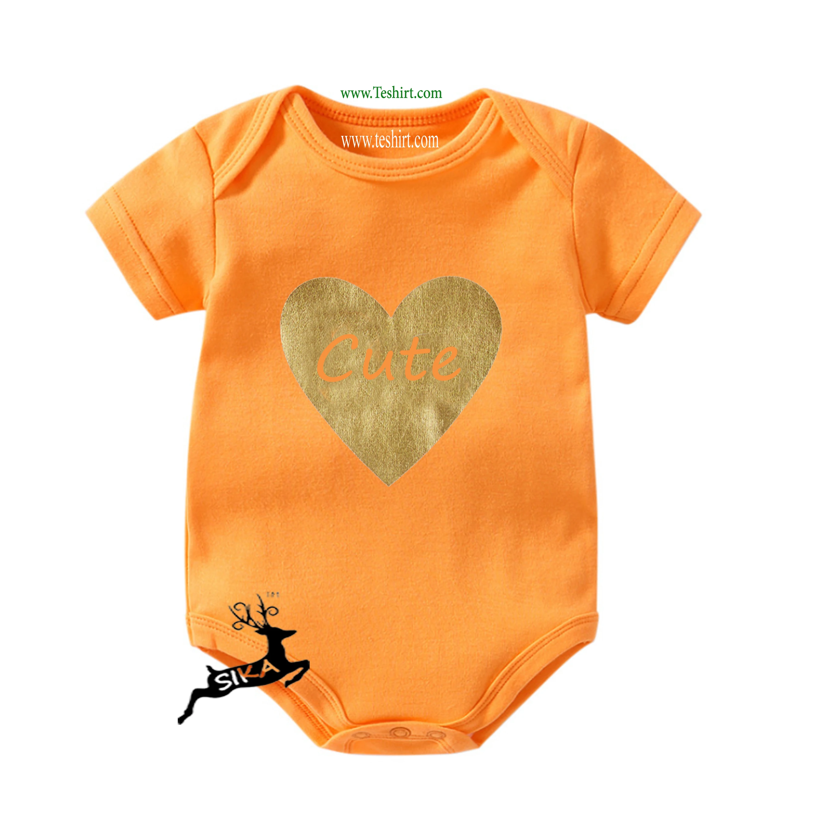 
Bamboo Baby Romper indian manufacturer 100% organic Custom design Organic Cotton Baby Onesie kids bamboo cotton romper jumpsuit 