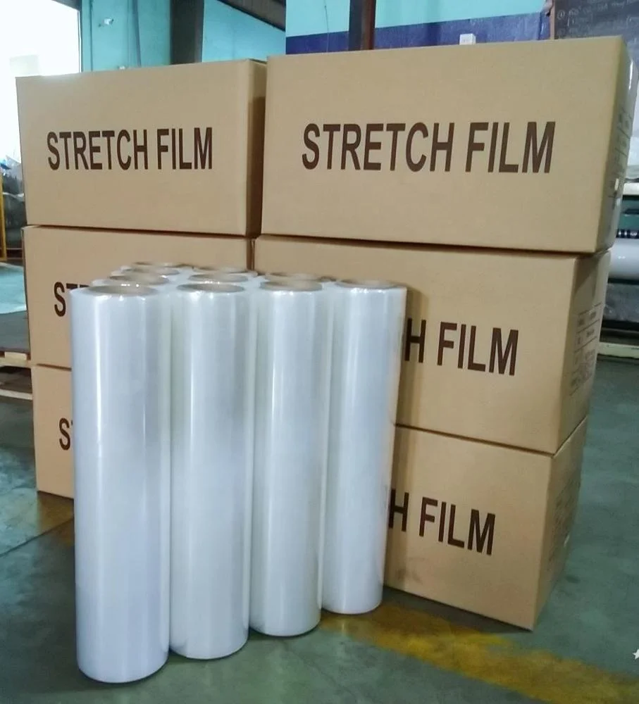 
Stretch Wrap Industrial Strength 18inch x 1100feet x 20 micron Clear Polyethylene Stretch Film 