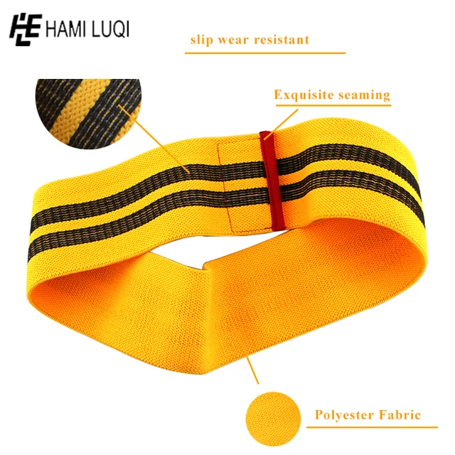 Эластичная лента со слайдером тканевые Эспандеры для домашнего фитнеса