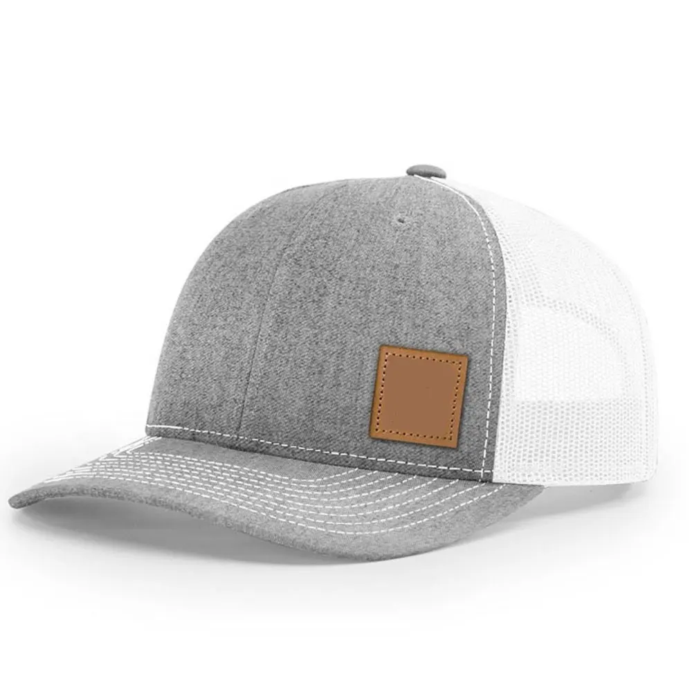 Factory Custom made Classic Adjustable Mesh Cap,3D Embroidery Logo 5 Panel Suede Trucker Hat