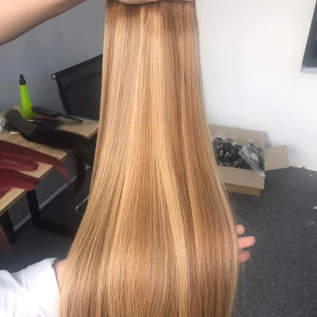 (5S Hair Factory) Cheap and High Quality Virgin Human Hair Piano Bone Straight Hair Extension, Raw Virgin Hair, Hair Bundles