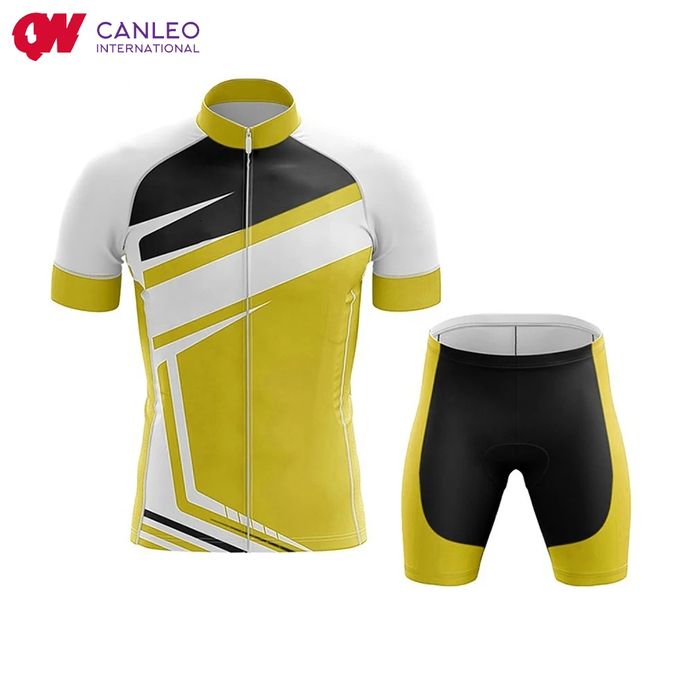 Custom Bike Clothing Sublimation Cycling Jersey Cycling Bib Shorts Suit best price high quality custom design cycling set