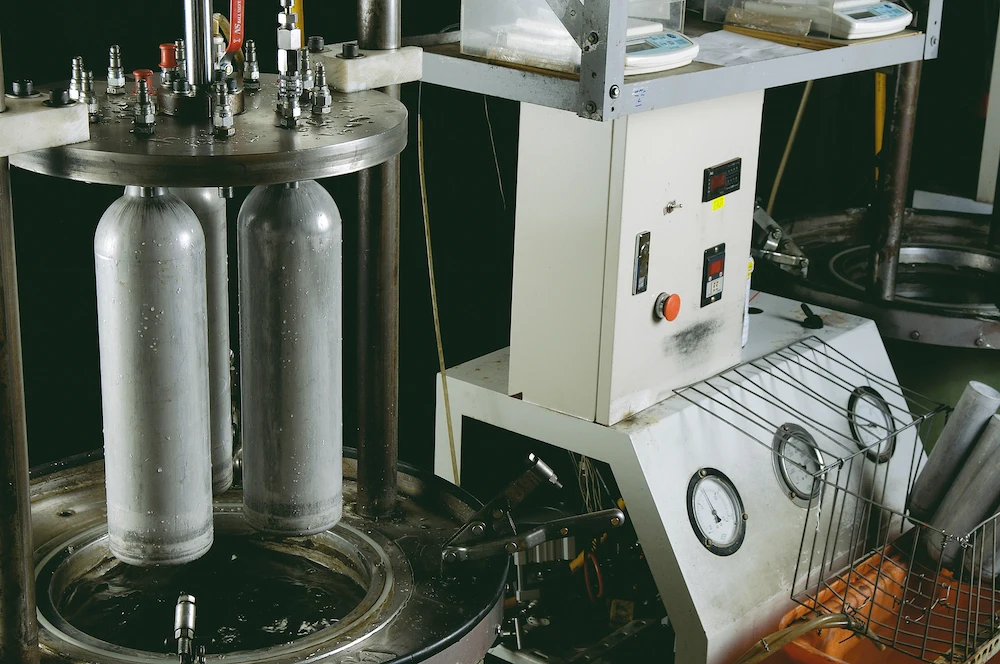 0.8L aluminum co2 cylinder gas cylinder aquarium tank with handle lateral valve