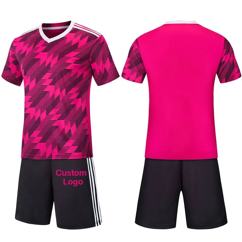 Soccer Uniform Kit Set Custom Sublimation Sports Accept Customized Logo Sportswear for Unisex Half Sleeves