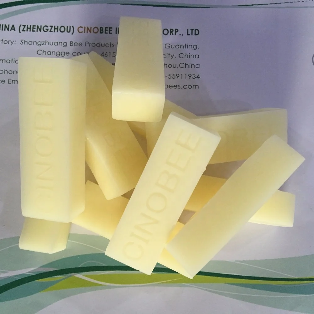 1oz Beeswax Bars for cosmetics and Candles DIY