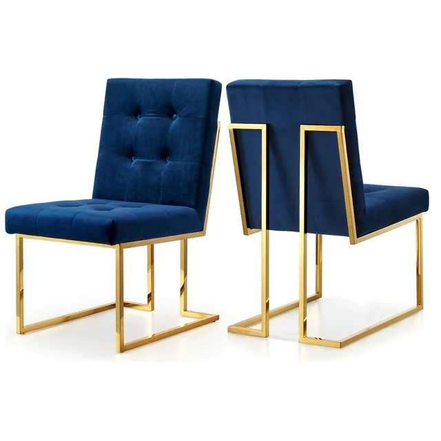 Современный Винтажный Золотой промышленный обеденный стул прочный металлический Утюг для ресторана кухни уличной гостиной отеля больничного