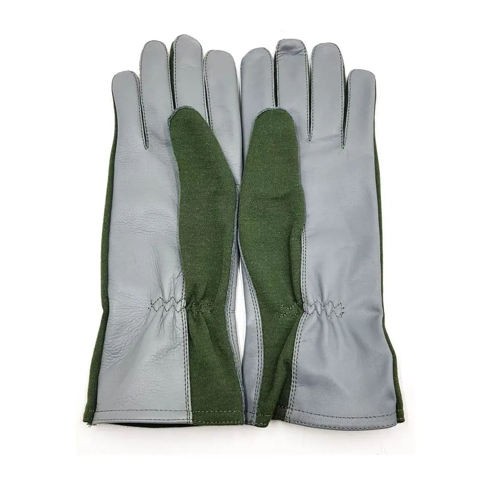 Comfortable breath-ability Aviator Fire Resistant Flight Gloves Full Finger Pilot flight gloves