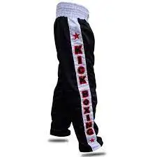 Cheap Wholesale Kickboxing Training Trousers Pants | Wholesale Plain Fight Mma Custom Logo Kick Boxing Muay Thai Pants