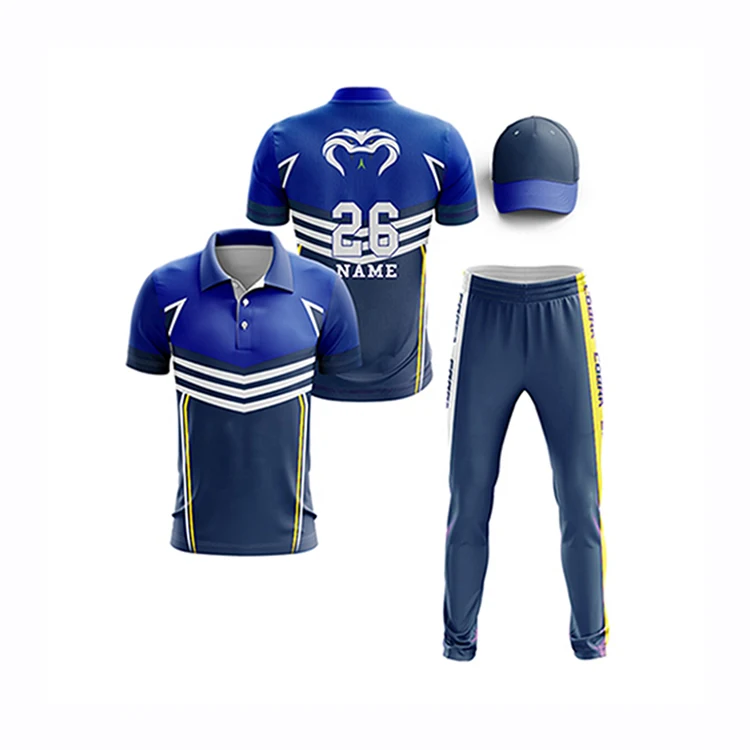 Профессиональная качественная форма для крикета, высококачественный сублимированный дизайн с фирменным логотипом и именем команды, форма для Крикета