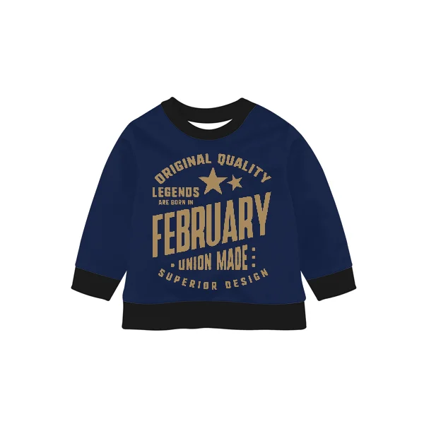  Одежда для мальчиков и девочек толстовка легенды родился в феврале топ 2021 текст письма цитаты дизайн новая повседневная обувь; Цвет черный красный темно-синий цвет