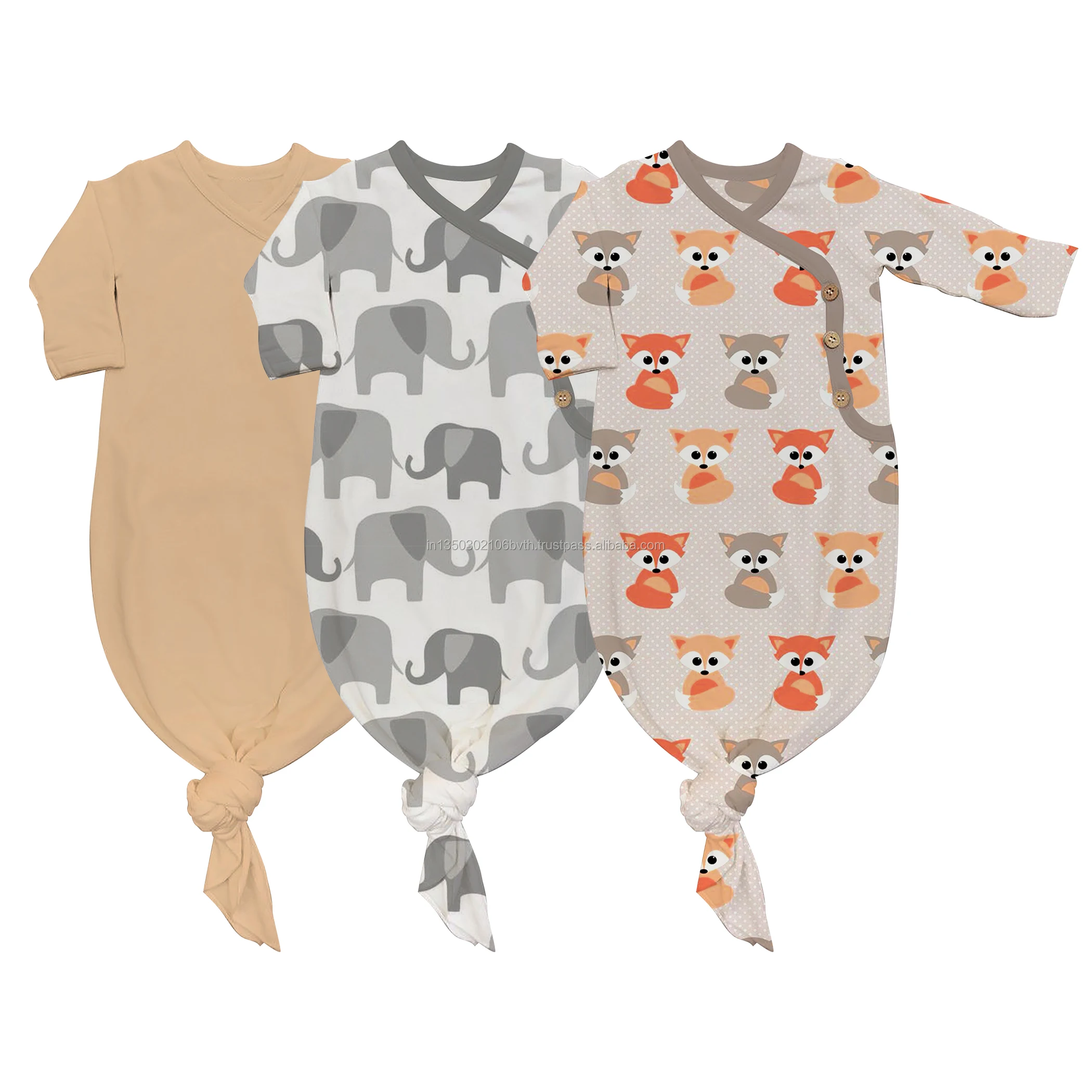 
FULL SLEEVE BABY KIMONO DRESS FOR NEW BORN BABIES 